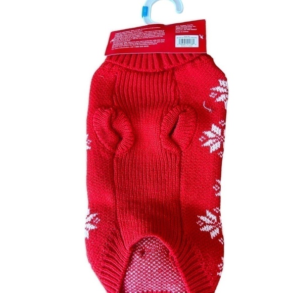 MERRY & Bright Holiday Hot Cocoa Ugly Dog Sweater Size small - Picture 3 of 8